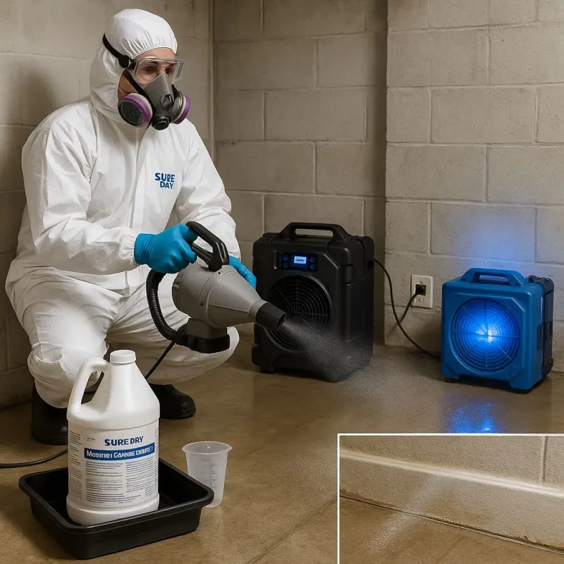 Sanitization and Odor Removal process in Mechanic Falls, ME