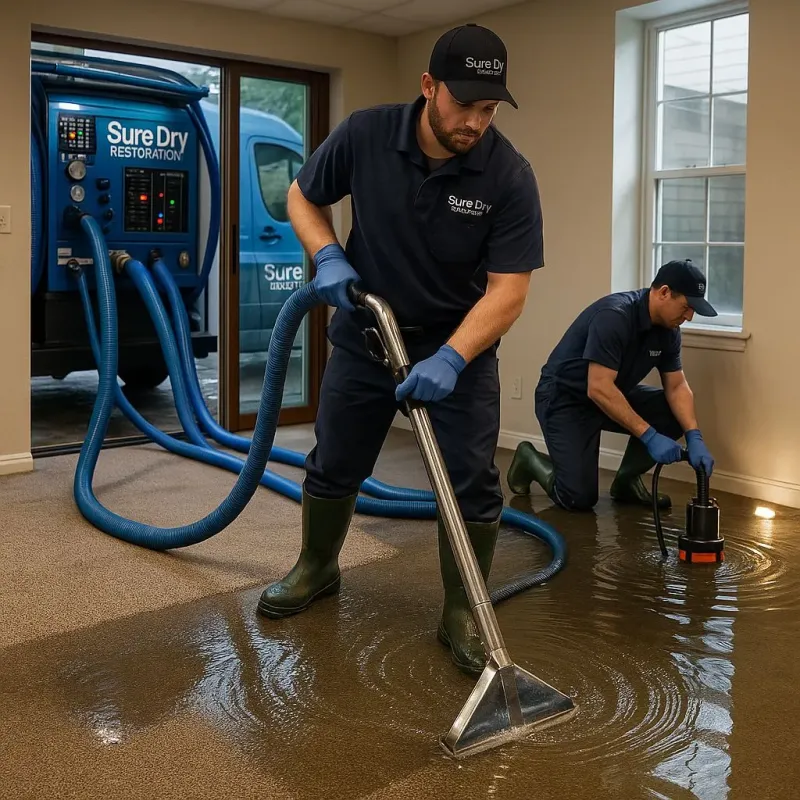 Water Extraction and Removal process in Mechanic Falls, ME